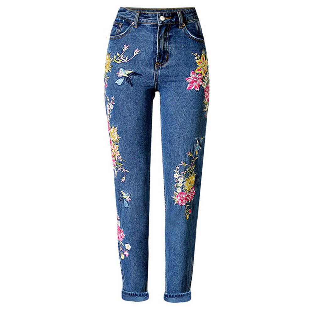 AMERI♡CHECK EMBROIDERY STRAIGHT PANTS(S) CHECK EMBROIDERY STRAIGHT PANTS AMERI